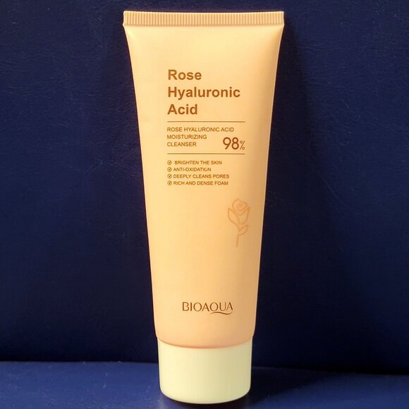 BIOAQUA Rose Hyaluronic Acid Cleanser Face Anti-Aging - Picture 1 of 7